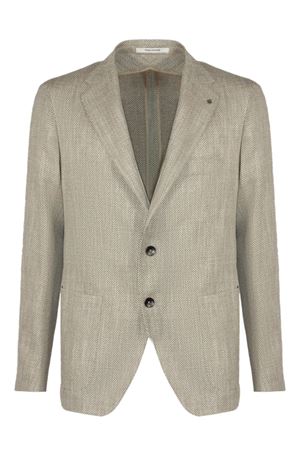 Beige jacket in virgin wool and silk blend TAGLIATORE | 1SMC22KC90059ET866