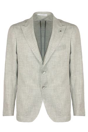 Grey jacket in virgin wool and silk blend TAGLIATORE | 1SMC26KC90059EP869