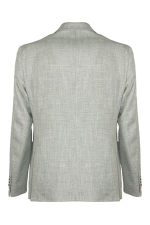 Grey jacket in virgin wool and silk blend TAGLIATORE | 1SMC26KC90059EP869