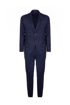 Tailored suit in dark blue Super 110's virgin wool TAGLIATORE | 2SMC26K11060094B3136