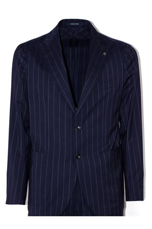 Tailored suit in dark blue Super 110's virgin wool TAGLIATORE | 2SMC26K11060094B3136