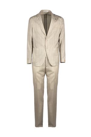 Tailored suit in Super 130's virgin wool TAGLIATORE | 2SMC26K11520125EA844