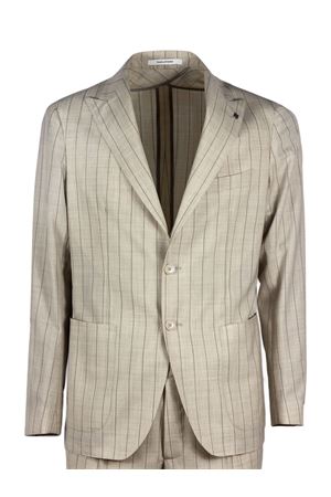 Tailored suit in Super 130's virgin wool TAGLIATORE | 2SMC26K11520125EA844