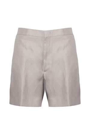 Beige linen Bermuda shorts TAGLIATORE | BELLE340021ET818