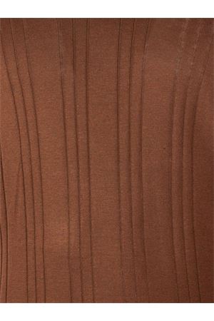 Brown silk polo shirt TAGLIATORE | DARNELGSE26168