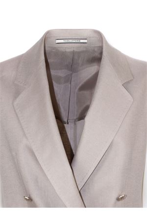 Tailored beige linen waistcoat TAGLIATORE | JBERNICE340021ET818