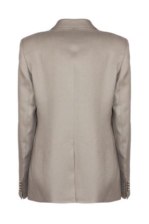 Beige linen double-breasted blazer TAGLIATORE | JNAYADE10L340021ET818