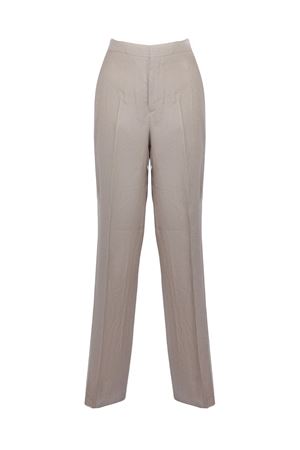 Beige linen trousers TAGLIATORE | PADIMA340021ET818