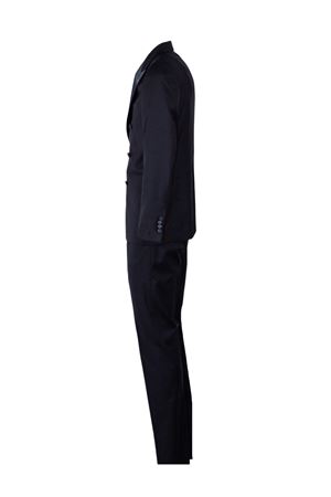 Tailored suit in dark blue Super 110's virgin wool TAGLIATORE | SFBR10A01060004B5083