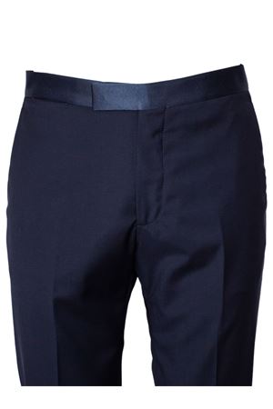 Tailored suit in dark blue Super 110's virgin wool TAGLIATORE | SFBR10A01060004B5083