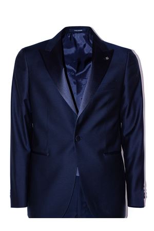 Tailored suit in midnight blue Super 130's wool TAGLIATORE | SFNJ15A01060007B3105