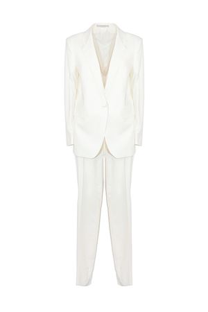White virgin wool blend suit TAGLIATORE | TADRIANNE11BAD150188X1281