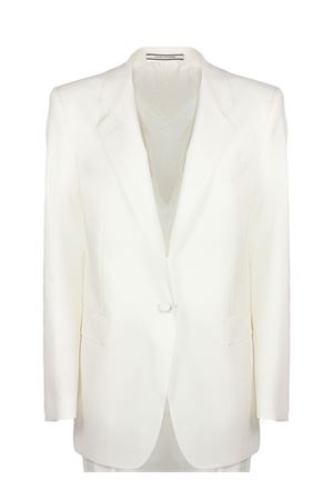 White virgin wool blend suit TAGLIATORE | TADRIANNE11BAD150188X1281