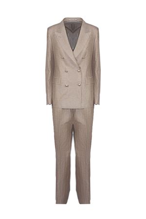 Tailored suit in a linen-cotton blend TAGLIATORE | TPARIGI10BADA40008T1305