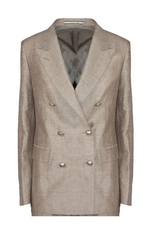 Tailored suit in a linen-cotton blend TAGLIATORE | TPARIGI10BADA40008T1305