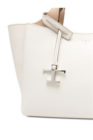 Borsa in Pelle Mini Bianca TOD'S | XBWAPAFL100QRI1O92