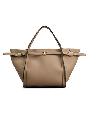 Borsa Shopping in Pelle Beige Piccola TOD'S | XBWTIMA0200WKAC413