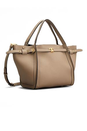 Borsa Shopping in Pelle Beige Piccola TOD'S | XBWTIMA0200WKAC413