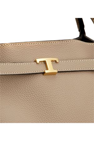 Borsa Shopping in Pelle Beige Piccola TOD'S | XBWTIMA0200WKAC413