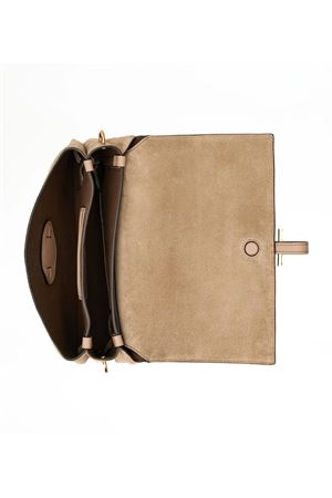 Borsa Flap T Timeless in Pelle Scamosciata Marrone Mini TOD'S | XBWTSEC9100P3A5L26