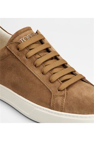 Sneakers in Pelle Scamosciata Marrone TOD'S | XXM04L0HZ40RE09999