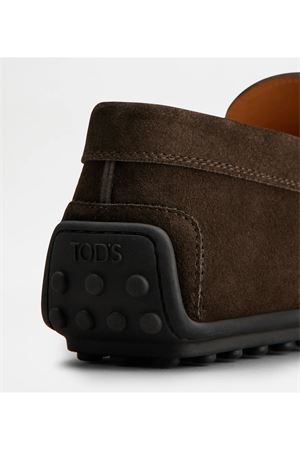 City Gommino Loafers in Suede Marrone TOD'S | XXM76L0JM30RE0S800