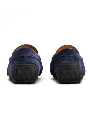 City Gommino Loafers in Suede Blu TOD'S | XXM76L0JM30RE0U820