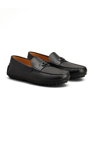 City Gommino Black Leather Loafer TOD'S | XXM76L0KE40D90B999