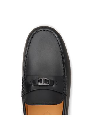 City Gommino Black Leather Loafer TOD'S | XXM76L0KE40D90B999