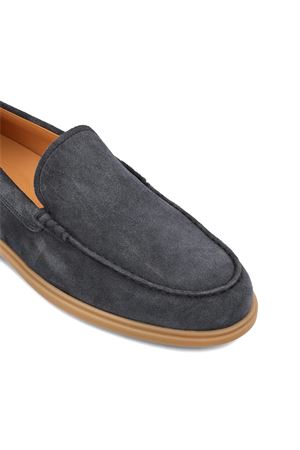 Mocassino Pantofola in Pelle Scamosciata blu TOD'S | XXM78L0AJ30RE0U835