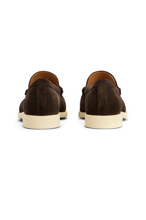 Mocassino In Pelle Scamosciata Marrone TOD'S | XXM98L0KC00M8WS800