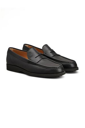 Mocassino in Pelle Nera TOD'S | XXM98L0KC00N6MB999