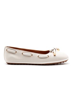 White nappa leather ballet TOD'S | XXW04M0KC40SWZB015