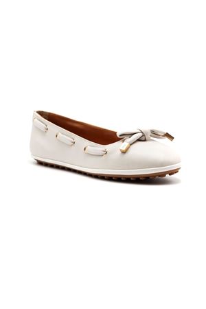 White nappa leather ballet TOD'S | XXW04M0KC40SWZB015