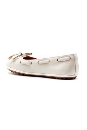 White nappa leather ballet TOD'S | XXW04M0KC40SWZB015