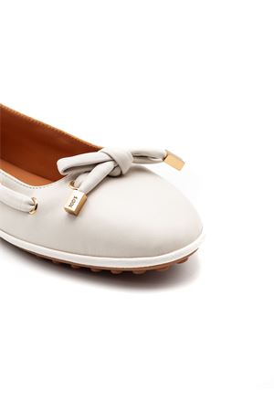 White nappa leather ballet TOD'S | XXW04M0KC40SWZB015