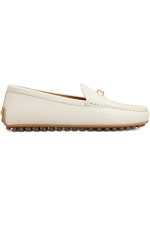 Mocassino City Gommino in Pelle Bianco TOD'S | XXW10L0JY80N6MC019