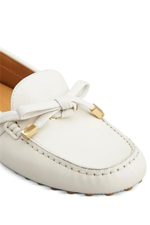 Gommino Loafers in White Leather TOD'S | XXW22L0KB00N6MB015
