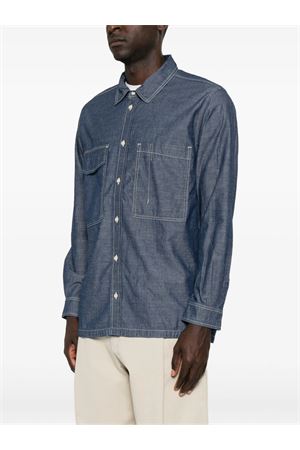 Camicia in denim blu scuro TRC | TRC005003C0722HP002