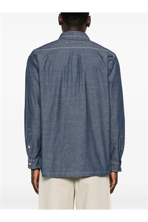 Camicia in denim blu scuro TRC | TRC005003C0722HP002