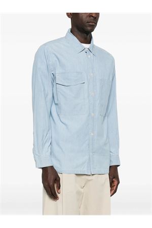 Camicia in denim blu chiaro TRC | TRC005003C0722HP007