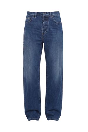 Jeans in denim di cotone blu TRC | TRC005305C7276KN008