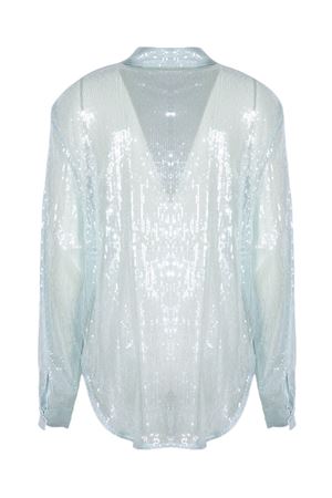 Light blue sequinned shirt TWENTYFOURHAITCH | A0086AZZURROCHIARO