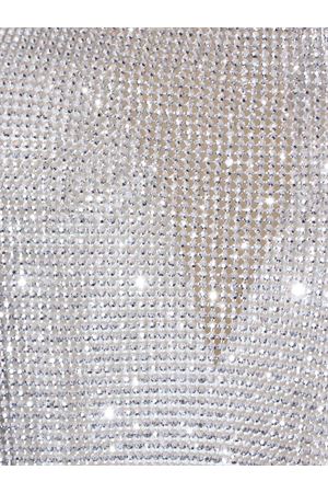 Top argento in maglia strass TWENTYFOURHAITCH | A0121ARGENTO