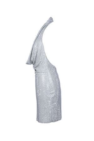 A mini dress crafted from stretch silver jersey TWENTYFOURHAITCH | A0127ARGENTO