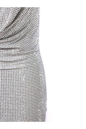 A mini dress crafted from stretch silver jersey TWENTYFOURHAITCH | A0127ARGENTO