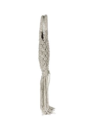 Maronti bag in silver rhinestone knit TWENTYFOURHAITCH | BAG0004562PARG