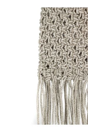 Maronti bag in silver rhinestone knit TWENTYFOURHAITCH | BAG0004562PARG