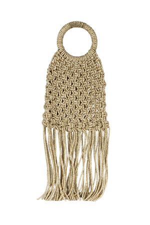 Maronti bag in gold rhinestone knit TWENTYFOURHAITCH | BAG0004562PORO