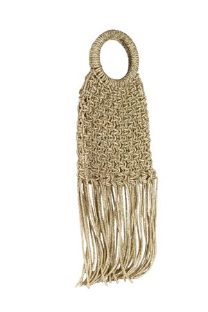 Maronti bag in gold rhinestone knit TWENTYFOURHAITCH | BAG0004562PORO